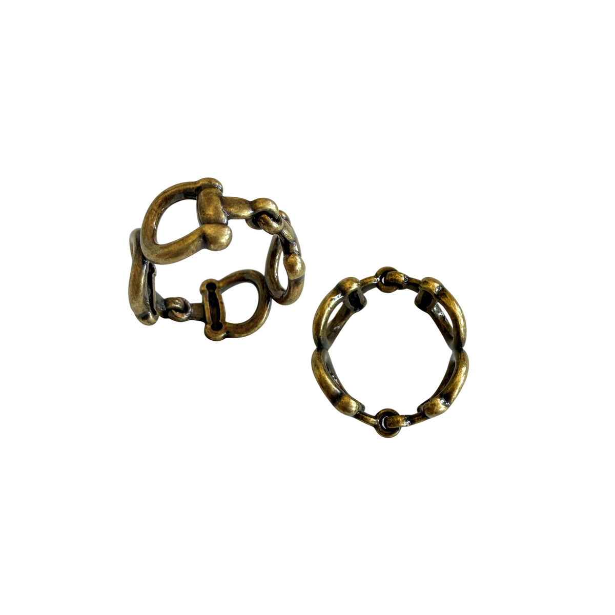 Scarf Ring - Snaffle Bit Infinity