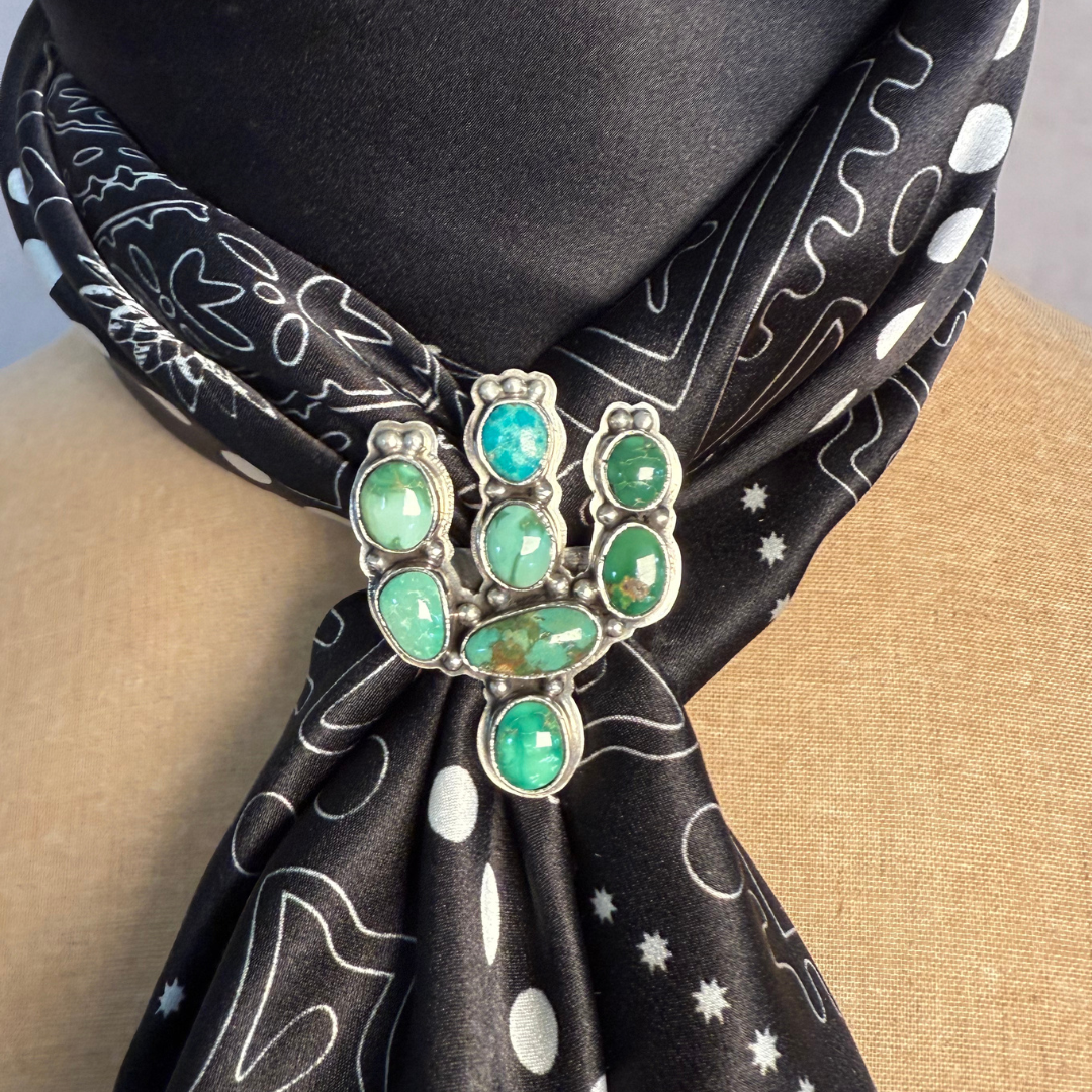 Slide- Turquoise Cactus