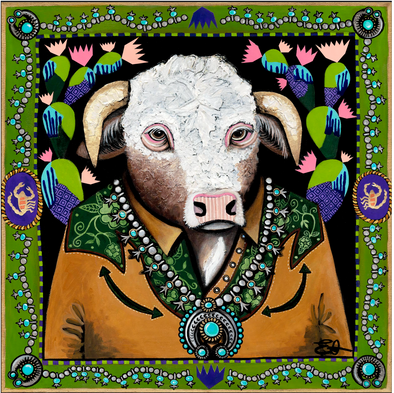 Bull in Bloom