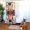 Shower Curtain - Cross Me - Tan