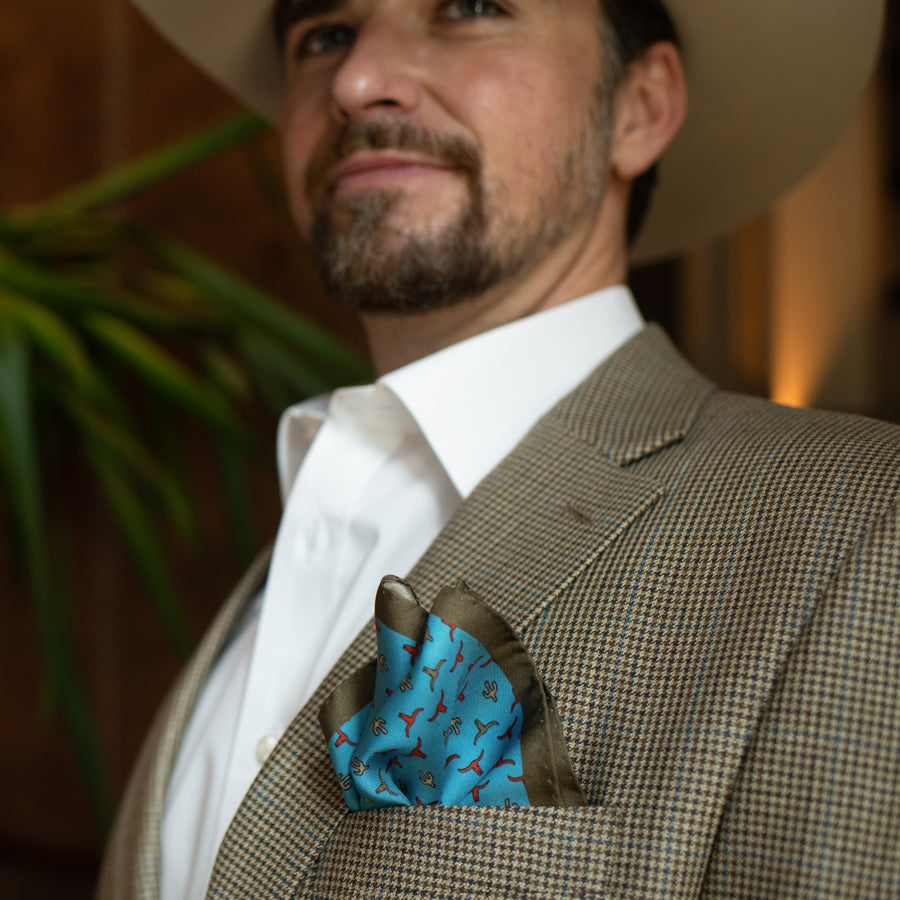 Fringe Pocket Square