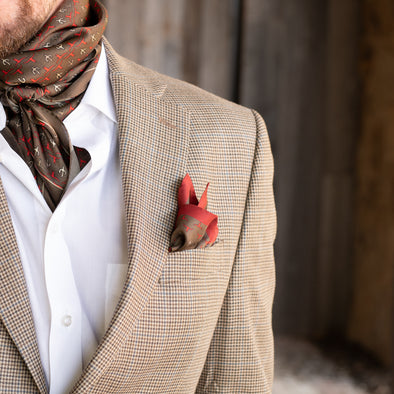Fringe Pocket Square