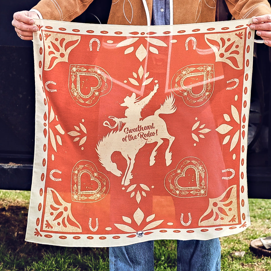 Western Satin Silk Bandanas