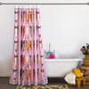 Shower Curtain - Markings - Pink