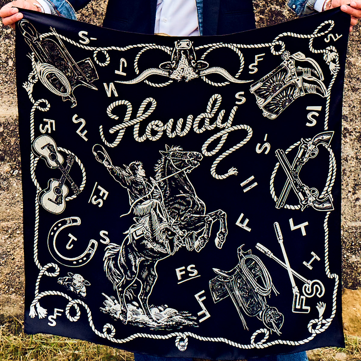 Hi Yo Silver - Silk Scarf