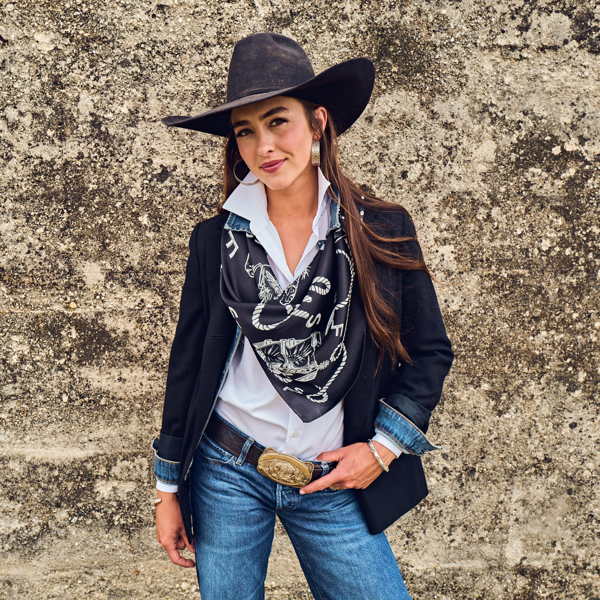 Hi Yo Silver - Silk Scarf