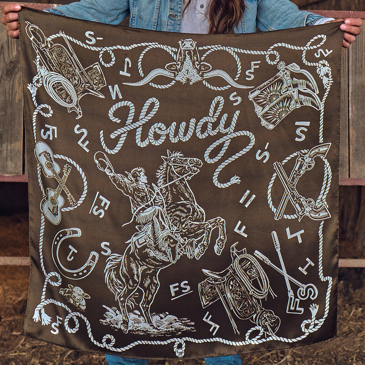 Hi Yo Silver - Silk Scarf