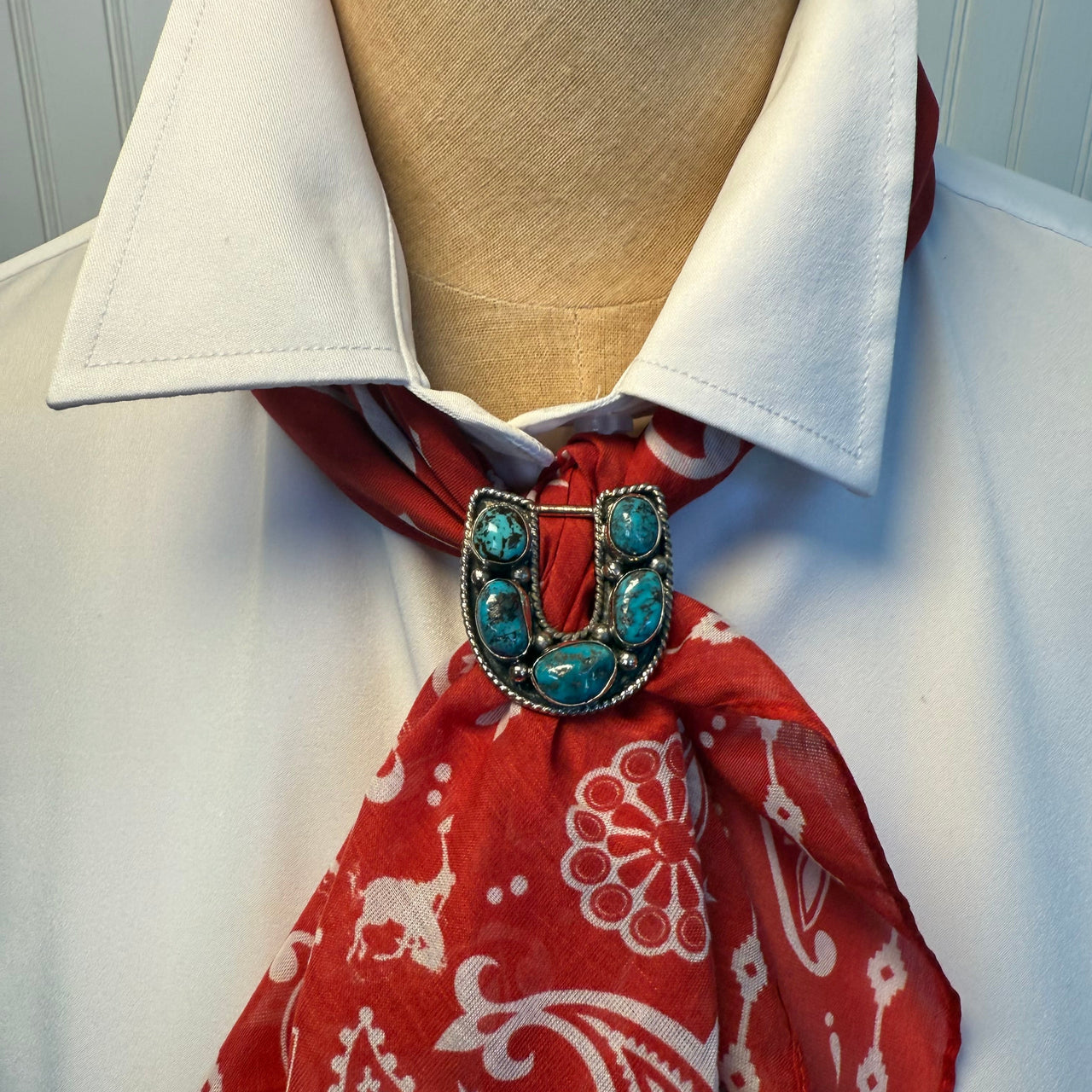 Slide - Turquoise Horseshoe