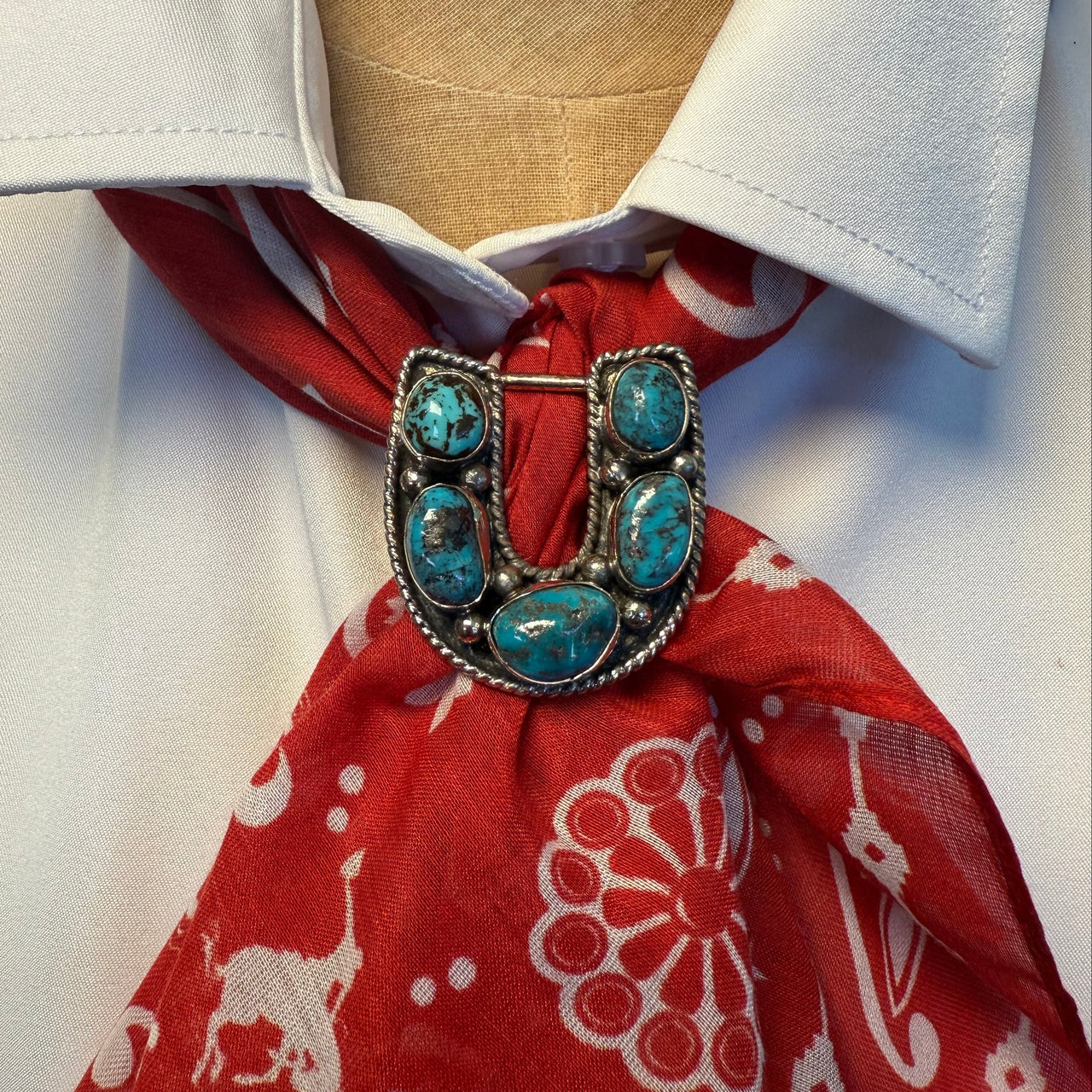 Slide - Turquoise Horseshoe