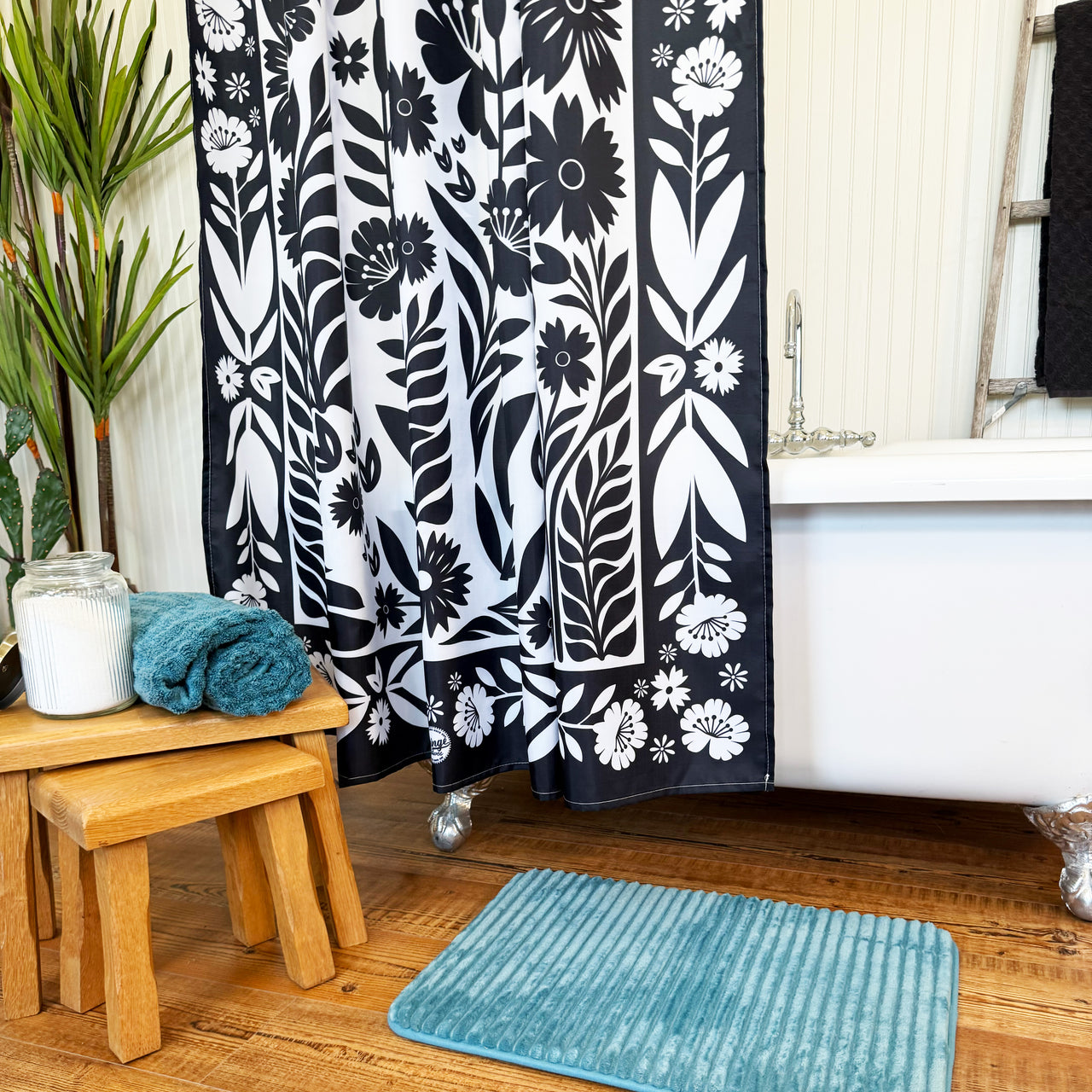 Shower Curtain - Senorita Black