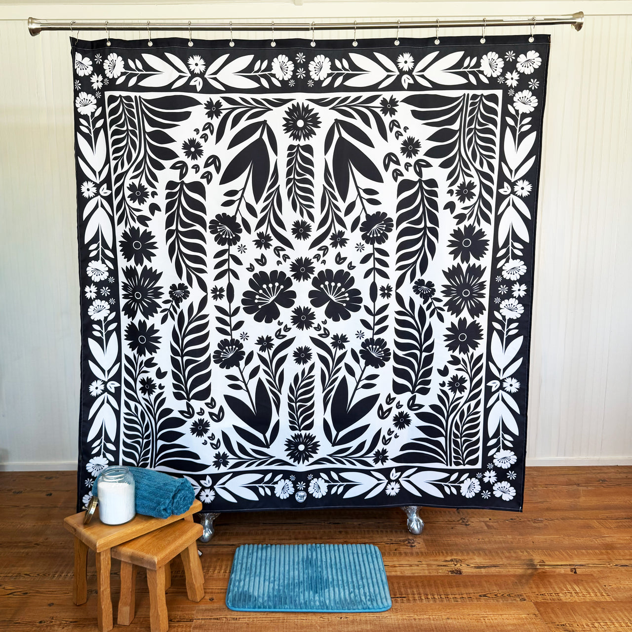 Shower Curtain - Senorita Black