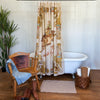 Shower Curtain - Back When They Bucked Tan