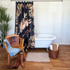 Shower Curtain - Back When They Bucked - Black