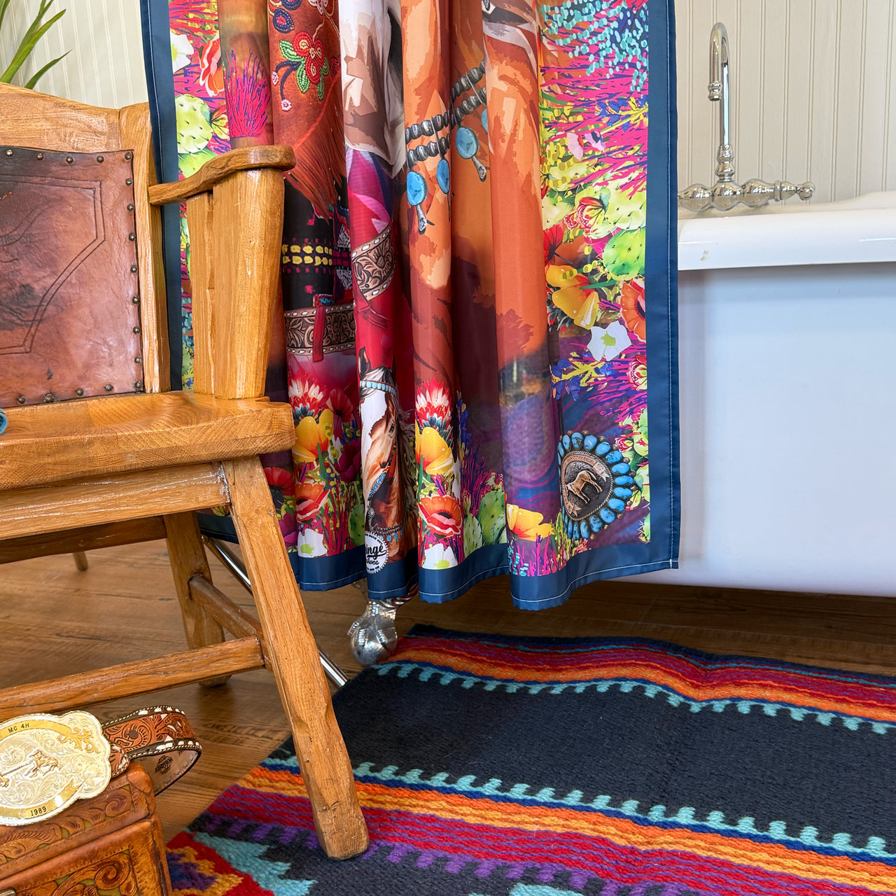 Shower Curtain - Queen of the Rodeo