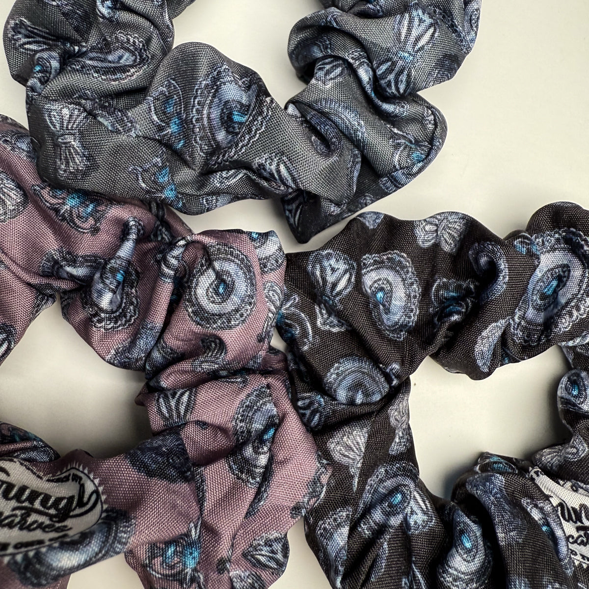 Fringe Scrunchies - Turqs & Conchos  - Neutrals