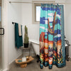 Fringe Shower Curtain - Paint By Numbers
