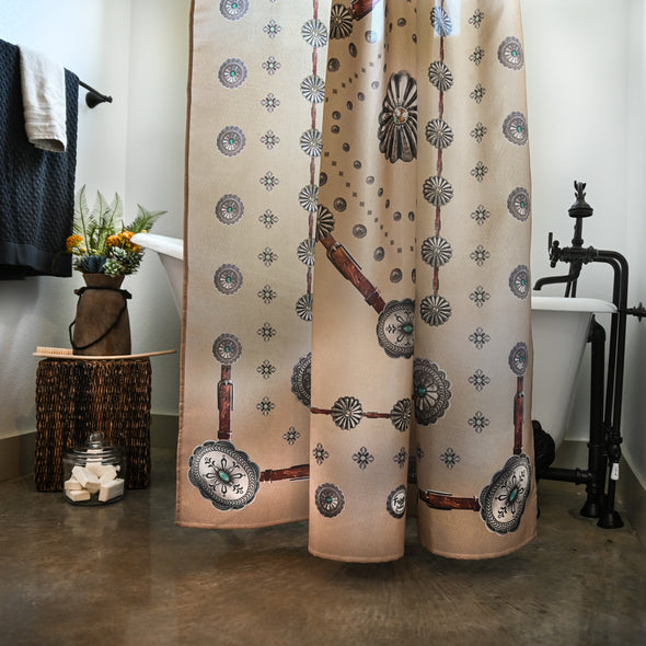 Fringe Shower Curtain - Flagstaff Tan