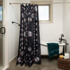 Fringe Shower Curtain - Flagstaff Black