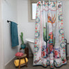 Fringe Shower Curtain - Jewelled Jackalope