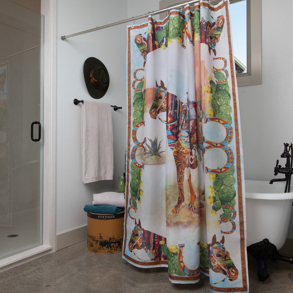 Fringe Shower Curtain - Haute Horse
