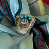 Slide - Cowboy Hat with Turquoise