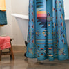 Fringe Shower Curtain - Mesa Turquoise