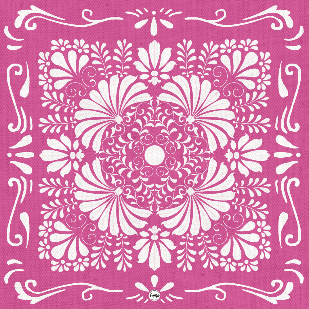 pink bandana background